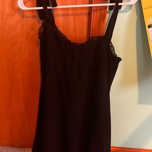 Black tank dress